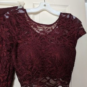 two peice prom dress